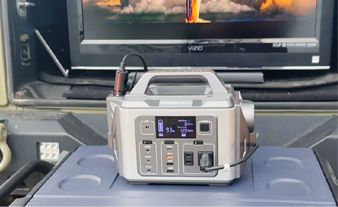 Can a Portable Power Station Run a Tv