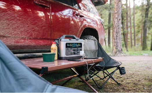 Solar Powered Generator for Camping