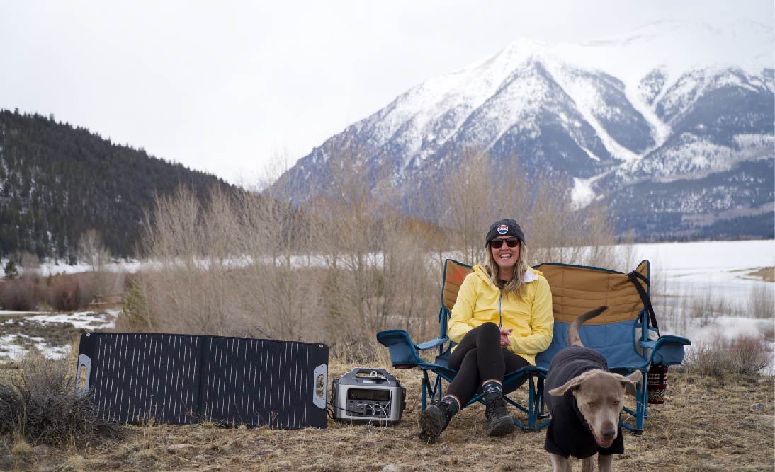 POWEREPUBLIC T1200 Solar Generator Kit