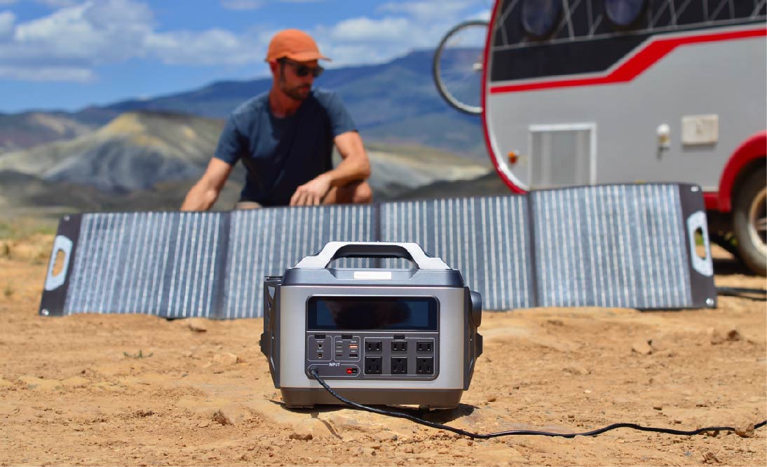 POWEREPUBLIC T1200 + 200W Portable Solar Panel | Solar Generator Kits