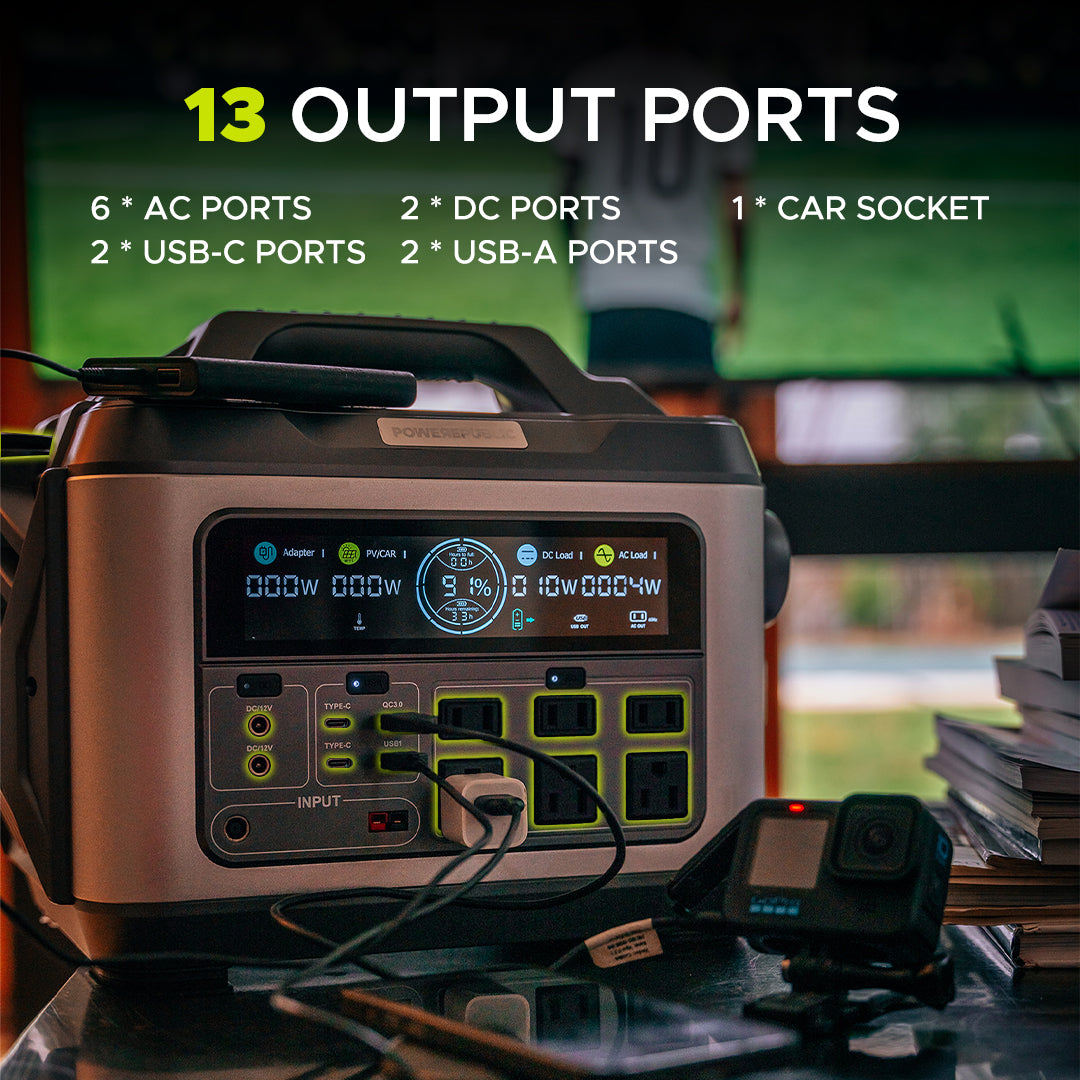 POWEREPUBLIC T1200 Portable Power Station | 1200W 1110Wh